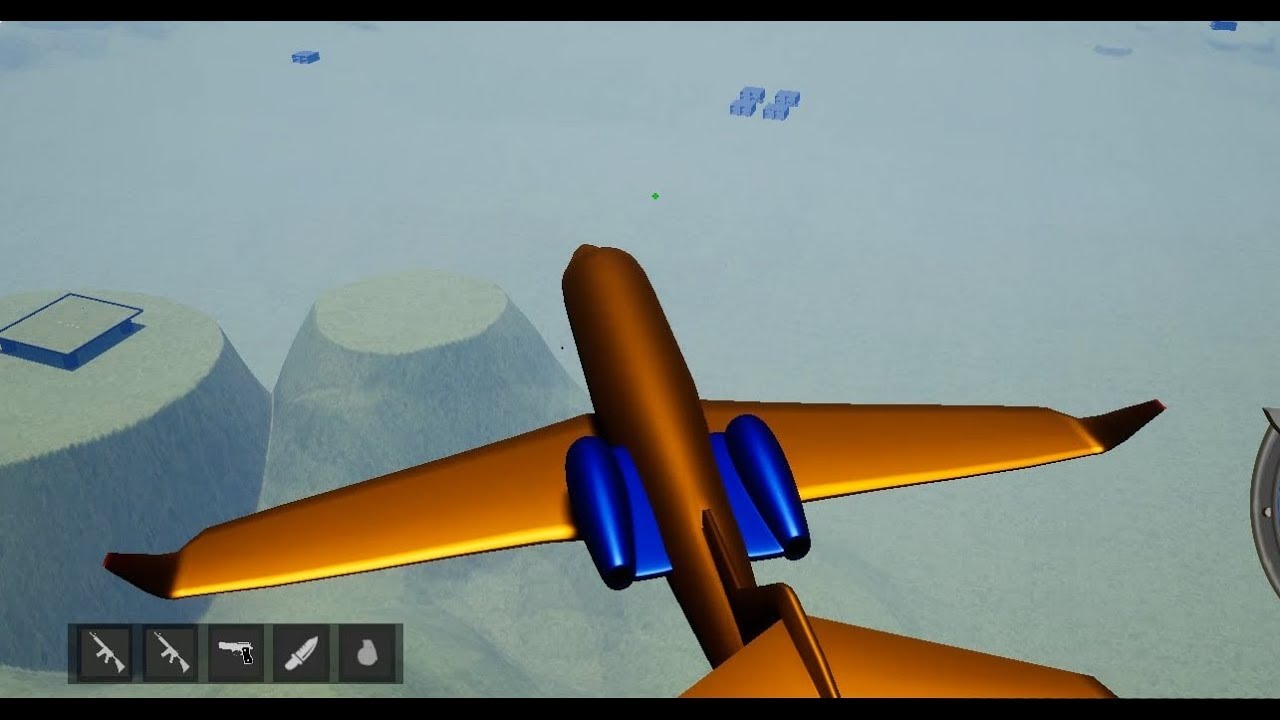 UE4 Battle Royale Template (Plane overview)