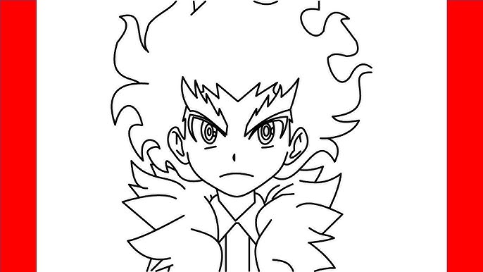 chauda_04 on X: I drew my own version of Shu Kurenai from Beyblade Burst.  #beyblade #shukurenai #anime #art #drawing  / X