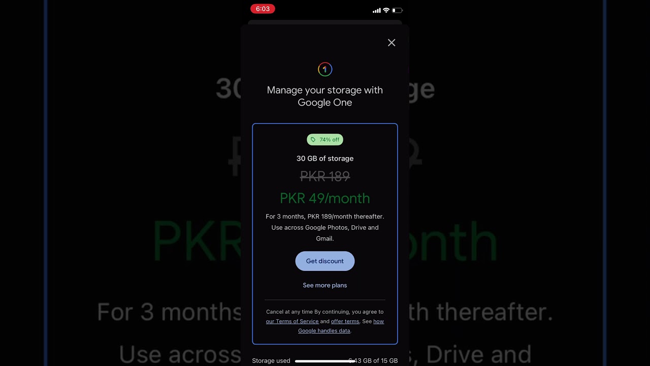 How to check storage on google drive 
