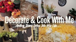 Fall Home + Porch Decor | Thanksgiving Mac & Cheese Prep + Retail Therapy | All Things Dorcas ~