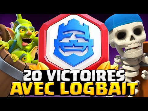 J'ai remporté le défi 20 VICTOIRES avec ce deck LOGBAIT SPAM BROKEN !