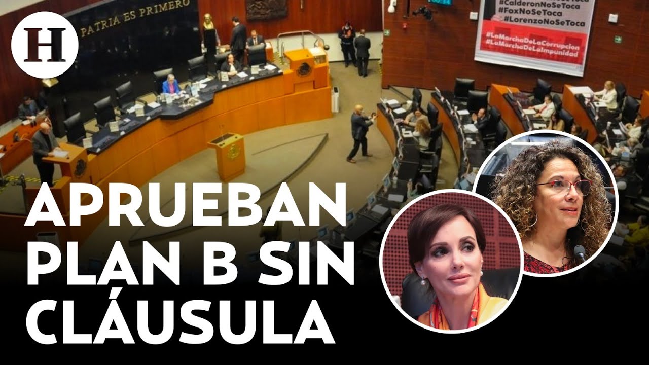 Entre insultos y peleas en el Senado, aprueban el Plan B de AMLO sin ...