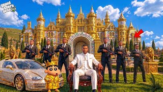 GTA V : Franklin And Shinchan Become GOLDEN BILLIONAIRE In GTA 5 Telugu |#gta5
