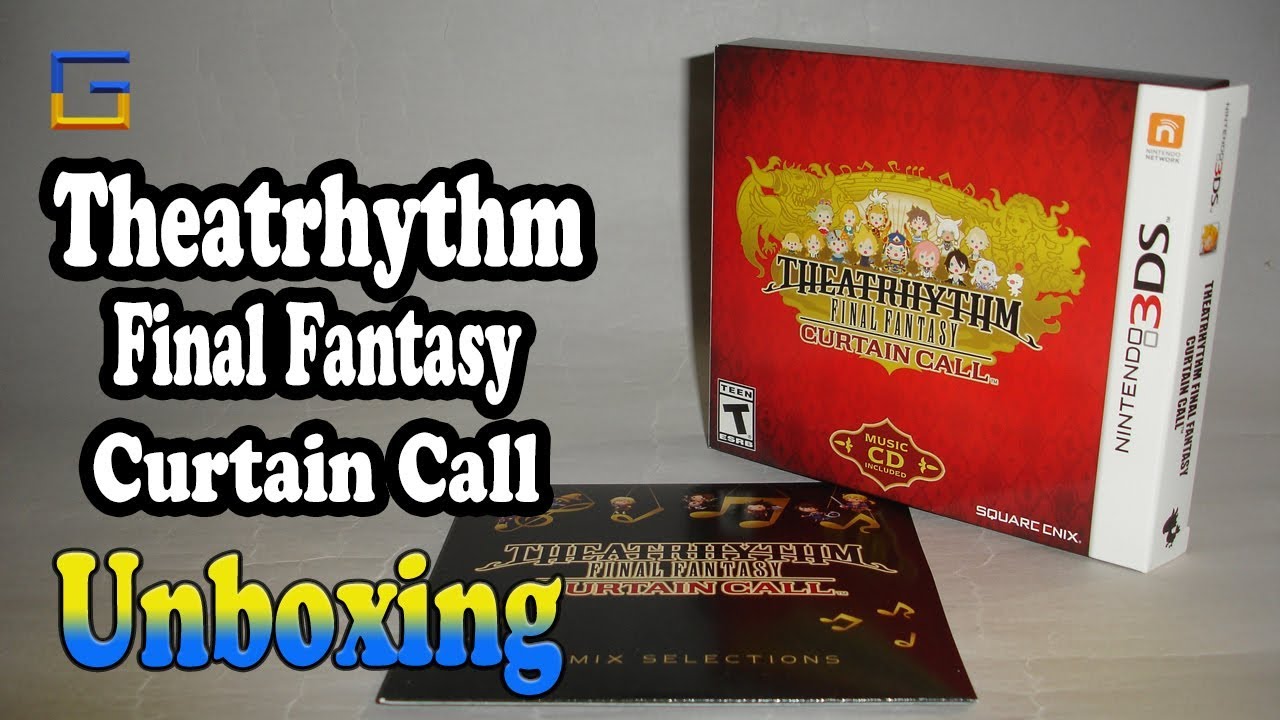 Theatrhythm Final Fantasy Curtain Call Limited Edition 3DS Unboxing