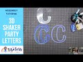 DIY Letter Shaker Assembly Tutorial