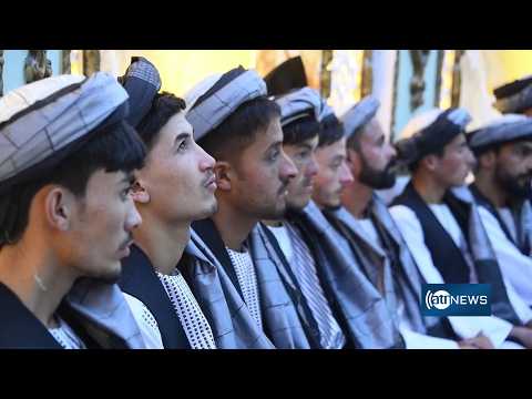 18 couples celebrate a mass wedding in Mazar-i-Sharif|برگزاری مراسم عروسی جمعی ۱۸ زوج درشهر مزارشریف