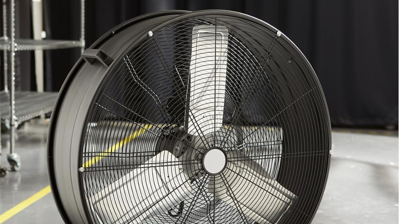 BEST 2025 Amazon Basics 30" 300W High-Velocity, Heavy-Duty Industrial Fan