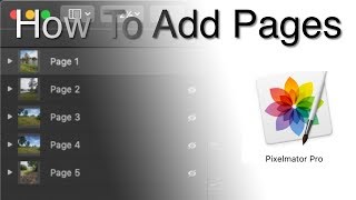 Create Separate Pages in Pixelmator Pro