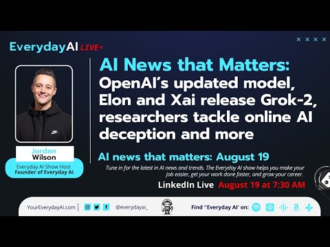 OpenAI’s updated model, Elon and Xai release Grok-2, researchers tackle online AI deception and more