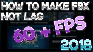 How to make fbx screen recorder Not Lag *2018*