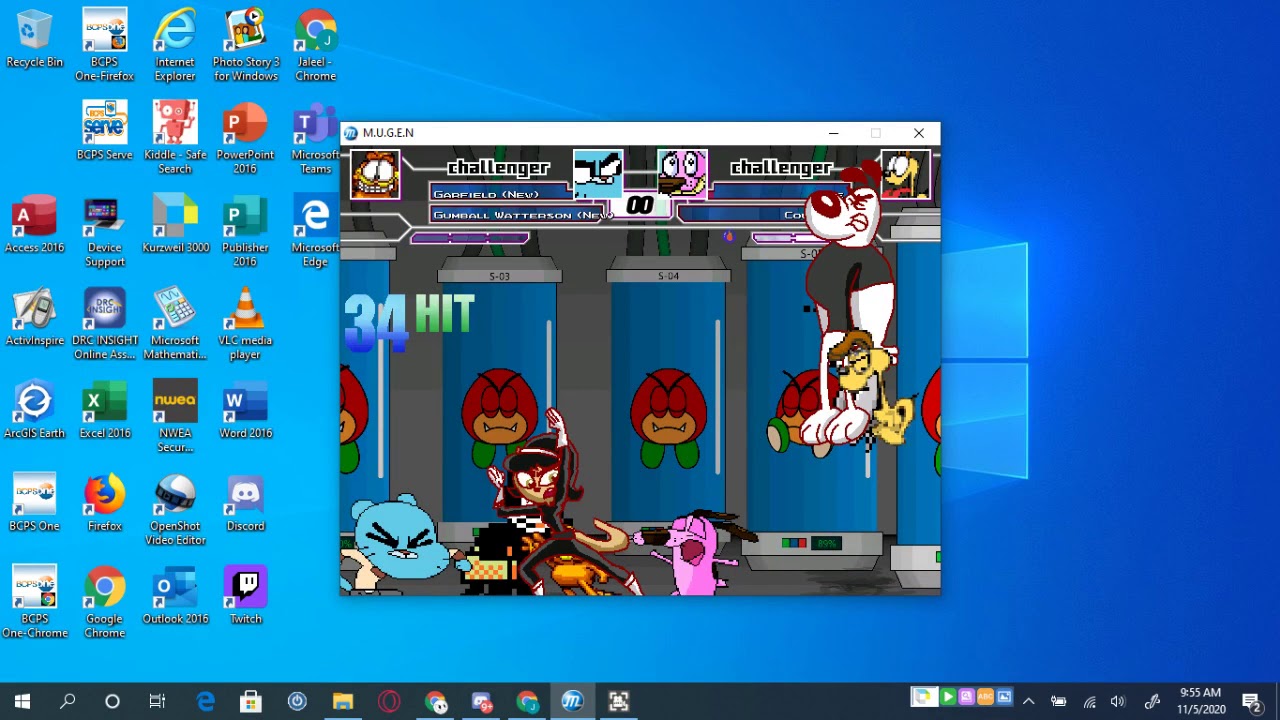 Mugen Random 4v4 simul Cats VS Dogs