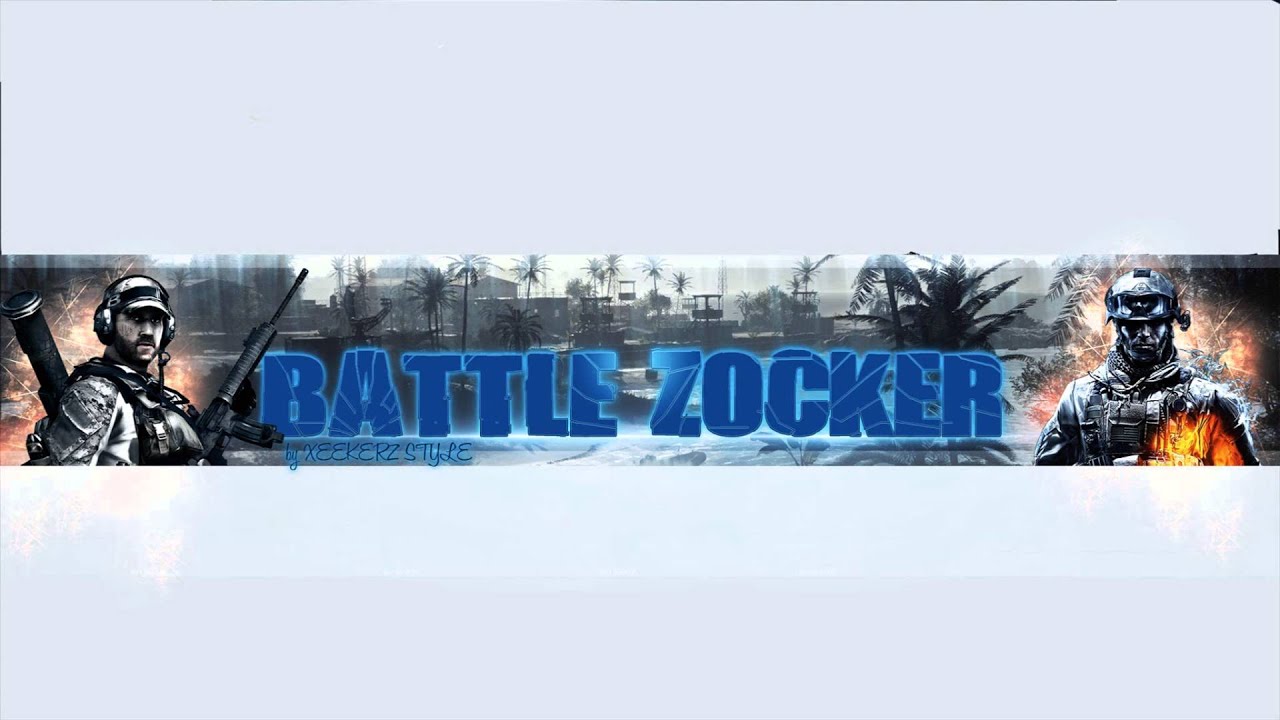 Youtube Banner für Battle Zocker By |XeekerZ Style|