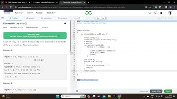 Fibonacci in the array