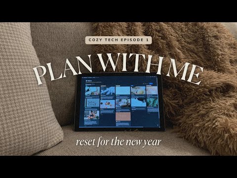 Plan with Me for 2023 in Notion Reflections, Intentions, and Rituals | Cozy Tech Episode 1