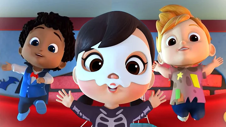 Five Little Monsters, Halloween Songs and Kids Rhyme