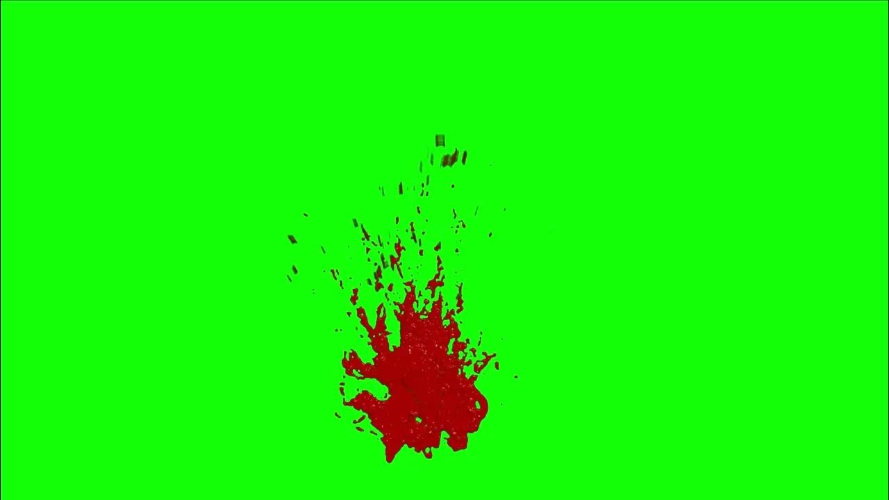 Фото крови на зеленом фоне Blood Impact Variation 14 - Blood Splatter Green Screen Pack - YouTube