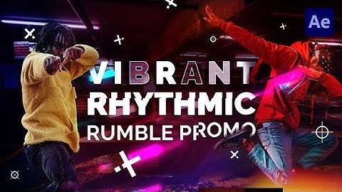 Vibrant Rhythmic Rumble Promo AFTER Effects Template Videohive 30327430