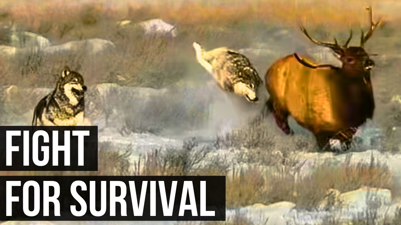 Fight for Survival: Wolf Pack Hunts Five Times in One Day in Grand Teton
