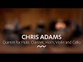 Chris adams quintet for flute clarinet horn violin and cello