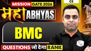 BMC : Most Expected Questions | Civil Engineering | GATE 2026 Maha Abhyas