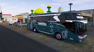 Ngetrip Bareng New Shantika Rolls Roys #live  5 || ets2 mod bus indonesia screenshot 2