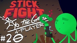 Stick Fight: The Game - #20 - ALL THE WEIRD GUNS!! (4 Player Gameplay) screenshot 1