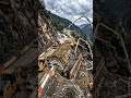 Extreme Highway Repair – Fixing a Massive Landslide 🤯 #shortvideo