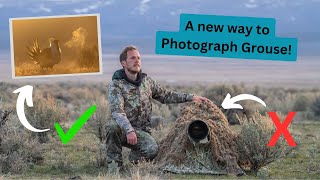 Sage Grouse Photography Adventure Part 1. My new photography method, why didn't I do this sooner!?