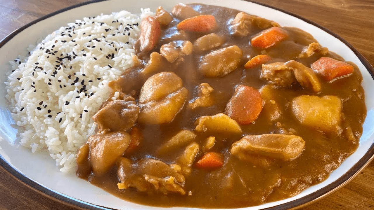Curry japonés con pollo súper fácil y súper rico / Yuhui - YouTube