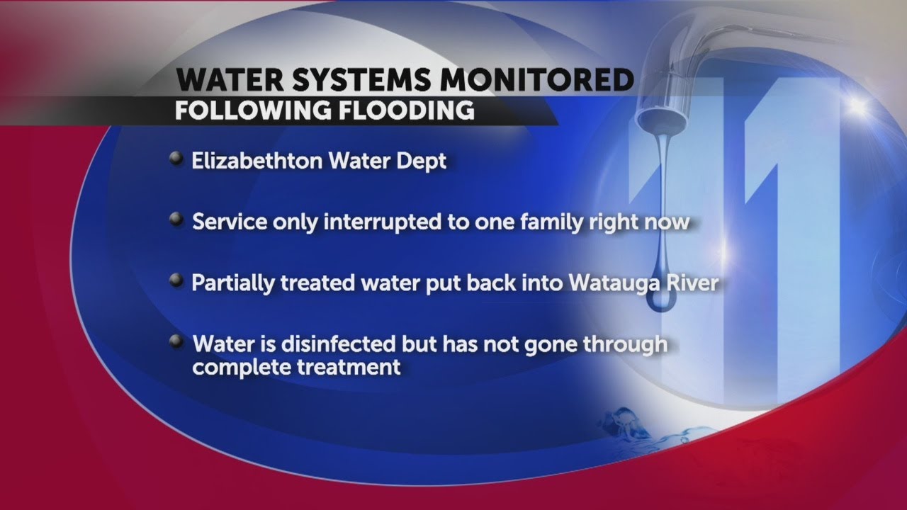 TDEC monitors Bluff City, Elizabethton water departments after heavy