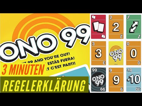 ONO 99 🎴 Regeln Anleitung Erklärung Regelerklärung 9⃣9⃣ Kartenspiel 