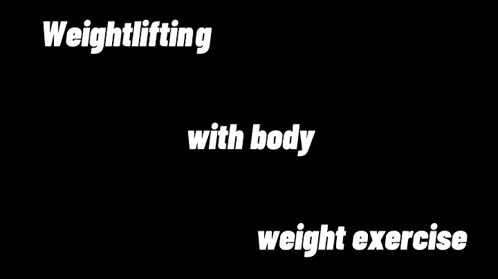 Body weight Exercise By: Kenneth Luu