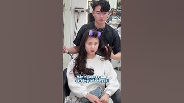 Hướng dẫn chị em Sấy Tóc Sóng Lơi tại nhà!! - Charm Hair Studio #shorts