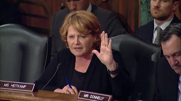Heitkamp Questions SEC Chairman at Senate Hearing