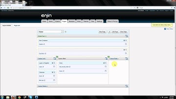 Editing your Enjin Website