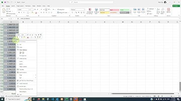 Excel Tutorial: Converting Scientific Notation to Regular Numbers (Selecting Whole Columns)