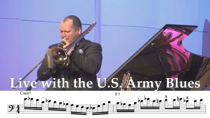 3 long, fast, solo lines with Michael Dease - live