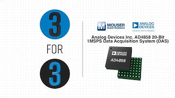 Analog Devices Inc. AD4858 20-Bit 1MSPS Data Acquisition System (DAS): 3 for 3 | Mouser Electronics