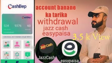 how to create account cash Bep account banane ka tarika Pakistani new earning app