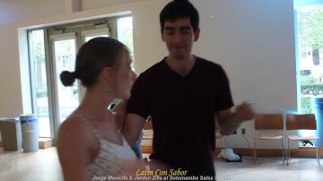 Salsa dancing featuring Jorge Mancilla & Jorden Zilla con www.Latinconsabor.com in the house!!!