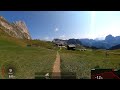 Entranement ultime  vlo pour brler les graisses en vtt de 45 minutes dans les alpes  dolomiti italie garmin 4k