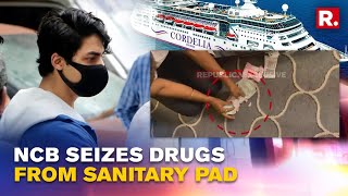 Video of NCB's cruise ship drug raid accessed: Material seen hidden in sanitary pad