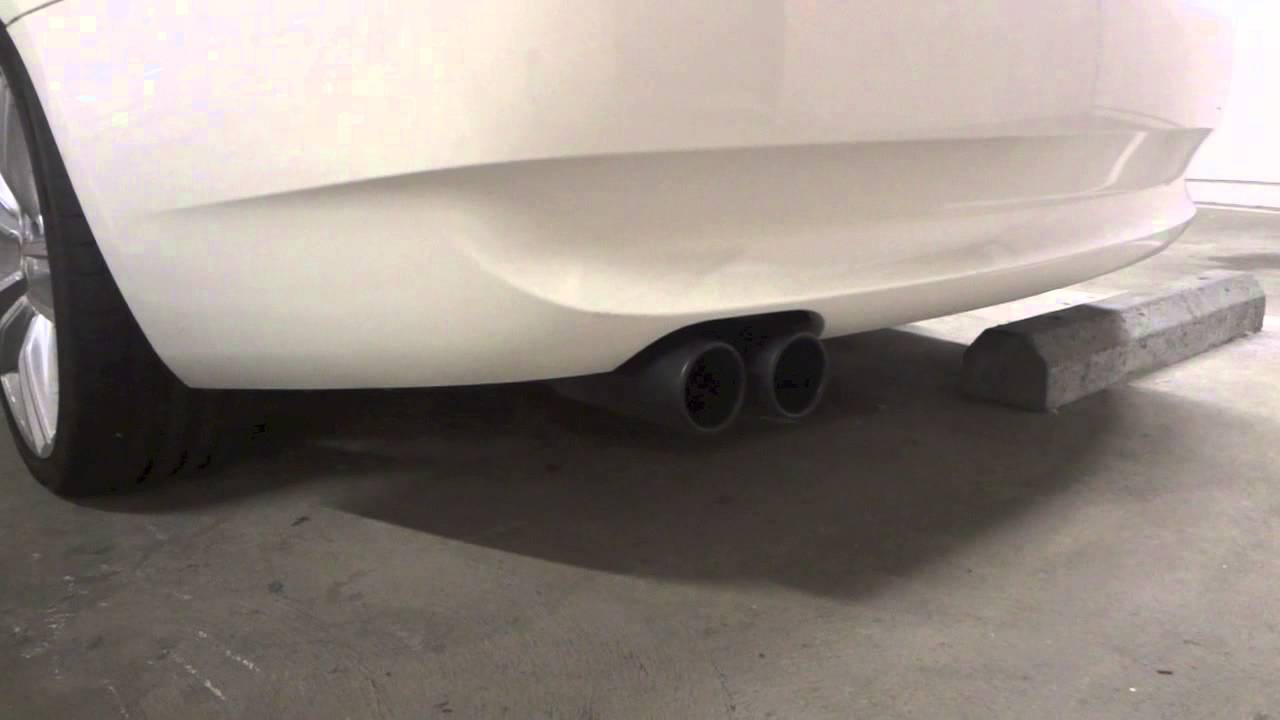 BMW E92 328i with Remus Muffler and Resonator Delete (Cold Start) YouTube