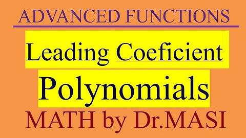 How to Determine the Leading Coefficient of Polynomial Functions in Factored Form