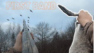 First BANDED Goose! | (Catch & Cook) Late Season Goose Hunting 2024