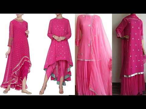 dark pink colour frock