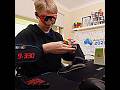 Blind folded 3x3 Rubik’s cube single Solve in 10.19s Charlie eggins #rubikscube #viral #shorts