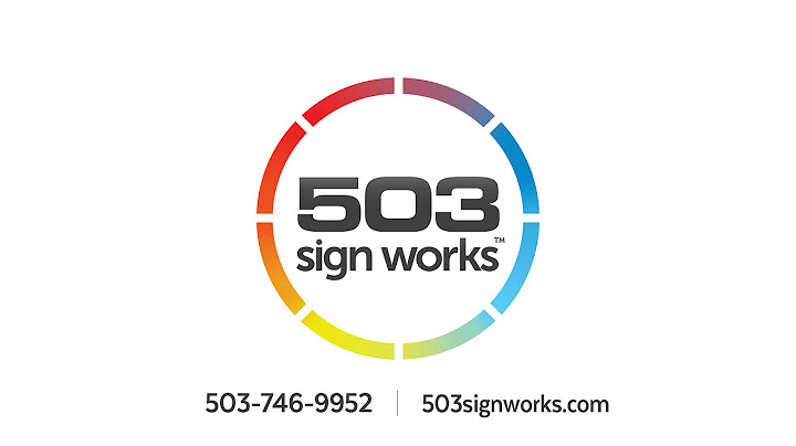 503 Sign Works - Who we are video