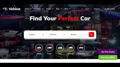 Vehica - Car Dealer & Automotive Directory | Car Selling WordPress Theme