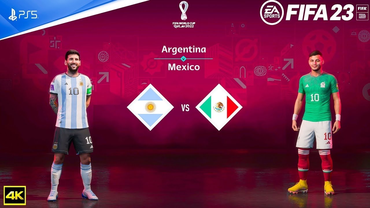 FIFA 23 Argentinië vs Mexico wk Qatar 2022 deel 2 dit is onmogelijk